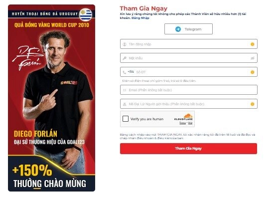 Goal123 40 đăng ký trải nghiệm Goal123 từng bước