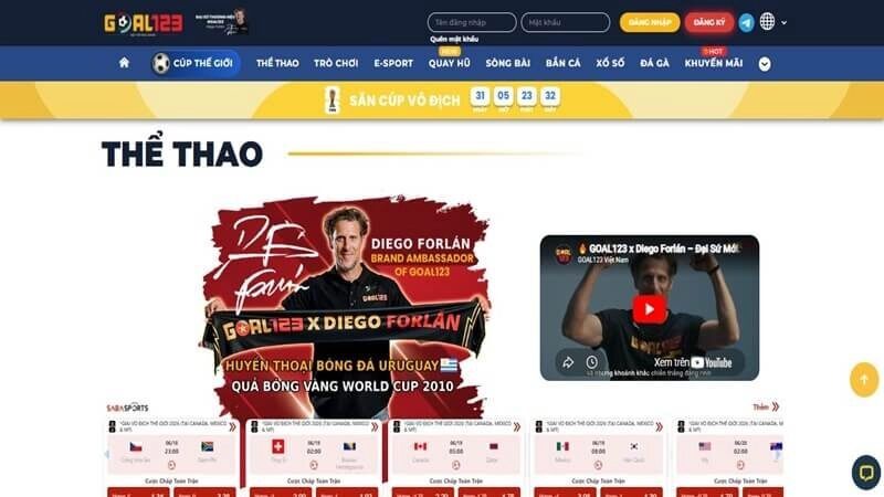 Goal123 32 Thể thao bóng đá được xem là sản phẩm mũi nhọn