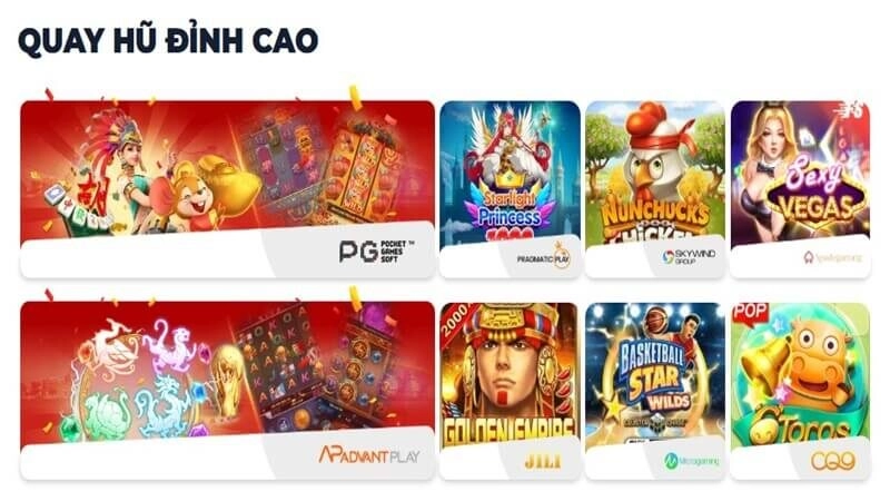 Goal123 36 Nổ hũ là một trong những sản phẩm được chơi nhiều, chỉ đứng sau thể thao