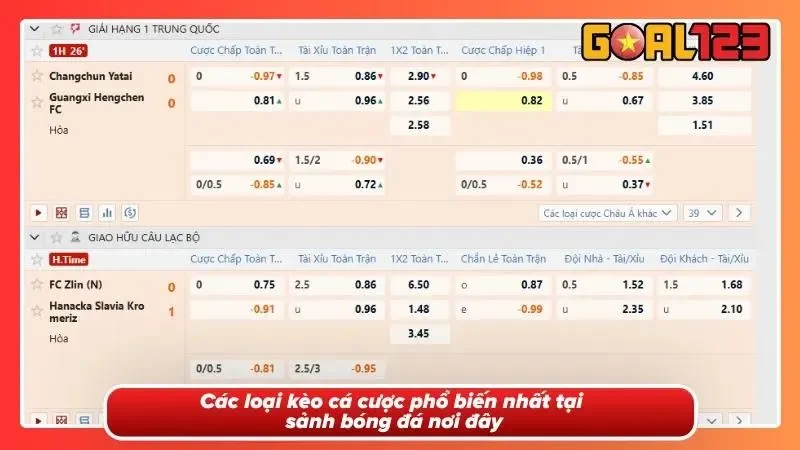 Kèo châu Á, châu Âu, tài xỉu đang chờ đợi được tìm hiểu