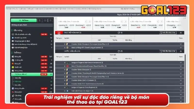 BTi Sports Tại GOAL123 - Sân Chơi Cá Cược Thể Thao Hàng Đầu 4 Trải nghiệm đặc biệt về bộ môn thể thao nơi đây