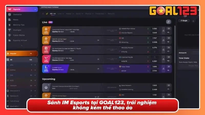 Trải nghiệm đẳng cấp cùng IM Esports